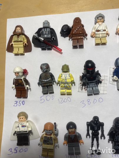 Lego star wars минифигурки редкие идеал