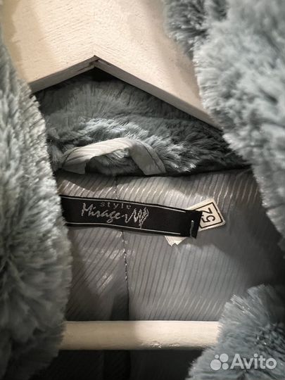 Куртка женская с искусственным мехом размер 52