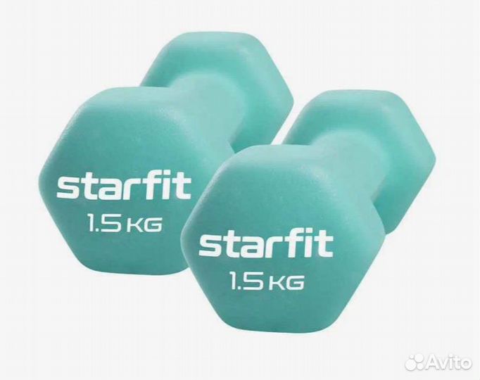 Гантель неопреновая DB-201 1,5 кг, пара