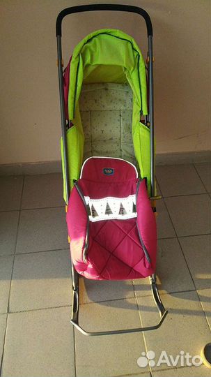 Детские санки с колесами