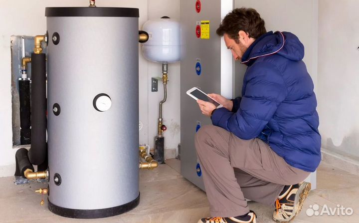 Установка Монтаж Водонагревателя Бойлера
