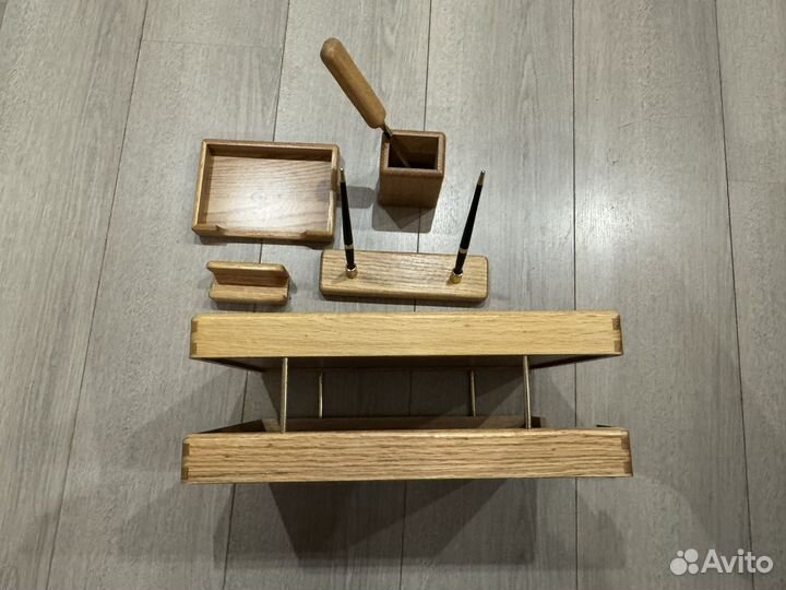 Настольный набор руководителя из дерева