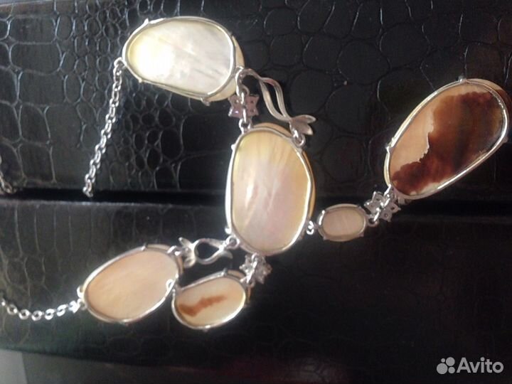 Колье жемчужное