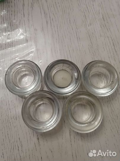 Подсвечник IKEA стекло