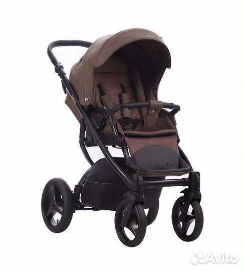 Коляска 2 в 1 Bebetto Luca Pro T101 шасси чёрное