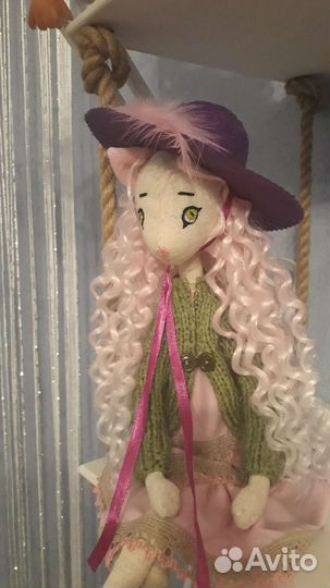 Интерьерная кукла ручной работы