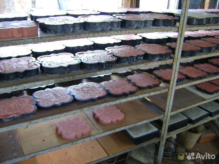 Формы тратуарной плитки 15 кв метров бардюров