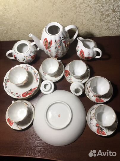 Кофейный сервиз лфз СССР новый