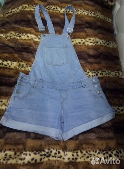 Джинсовый комбинезон для беременных