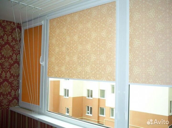 Рулонные шторы зебра в коробе O1024