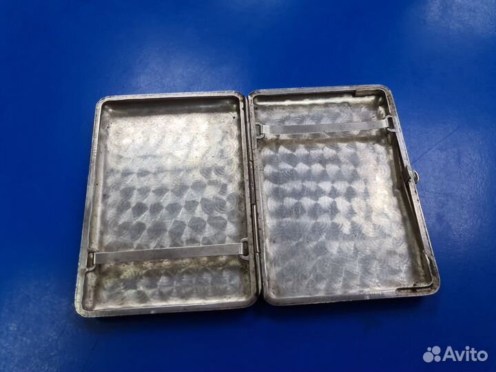 Портсигар серебряный