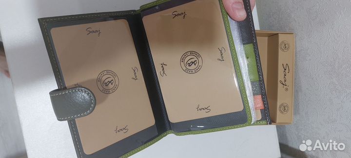 Saaj Обложка для документов из натуральной кожи