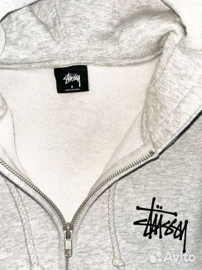 Зип худи stussy