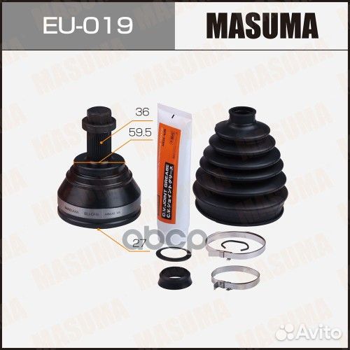 ШРУС наружный EU-019 Masuma