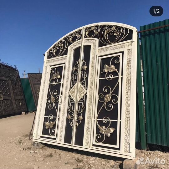 Кованые ворота в Карабудахкенте