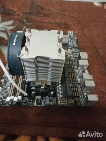 Комплект Мать+ проц