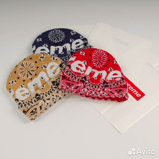 Шапка Supreme big logo