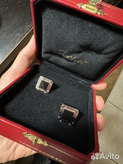Запонки Cartier новые