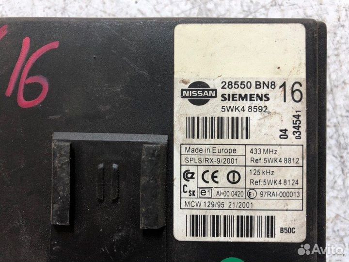 Блок электронный Nissan Almera N16