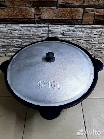 Казан чугунный узбекский