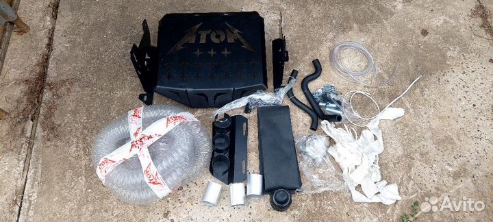 Вынос радиатора со шноркелем на рм 800