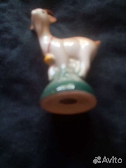 Фарфор гжель статуэтка козлик