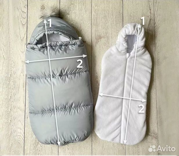 Конверт на выписку осень-зима 62-68р