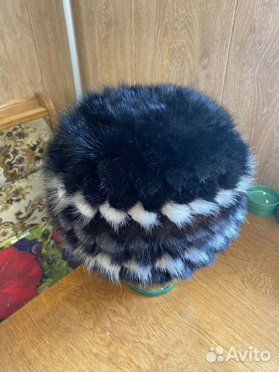 Шапка норковая женская, 58 р
