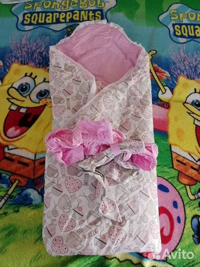 Конверт на выписку для девочки осень