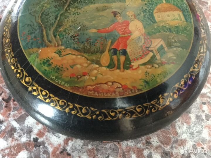 Шкатулка Мстёра «Майская ночь», вд-227, СССР