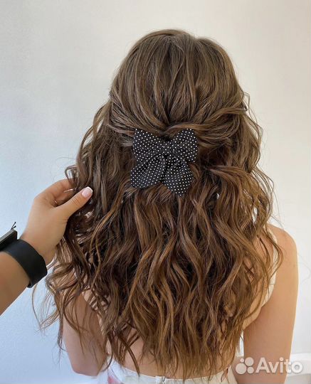 Укладка локоны