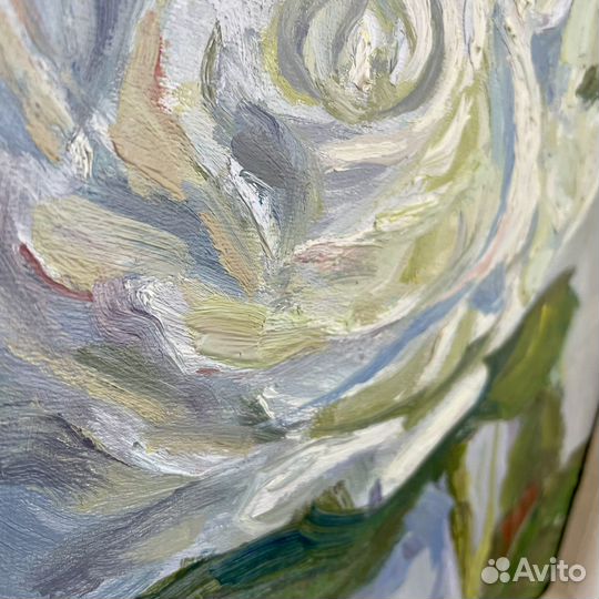 Картина маслом в раме этюд 