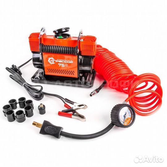 Компрессор автомобильный агрессор AGR 75