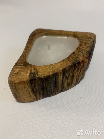 Свечи в дереве, формы для заливки свечей