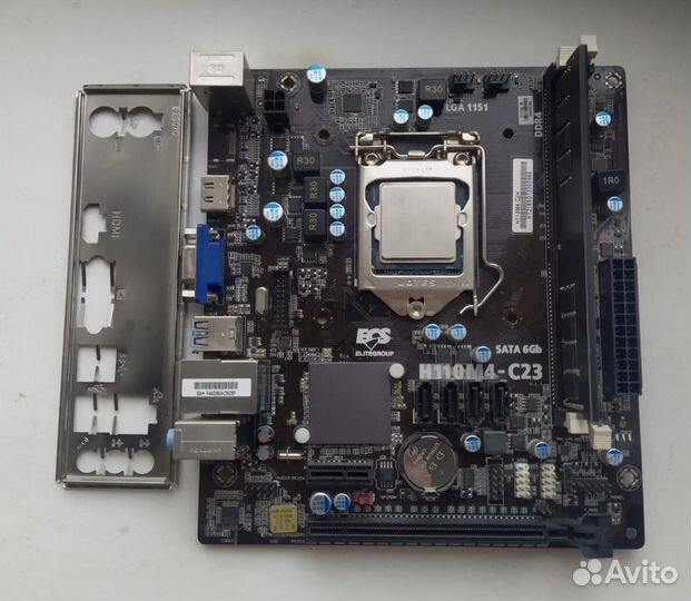 Материнская плата 1151 с процессором i5 6600