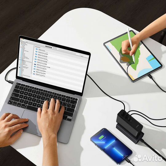 Baseus GaN 5 Pro 140W +Кабель 100W,Гарантия