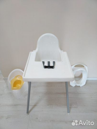 Стульчик для кормления, горшок, накладка на унитаз