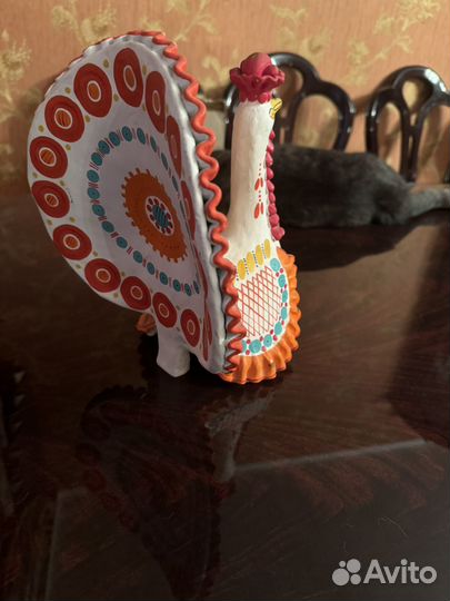 Дымковская игрушка индюк