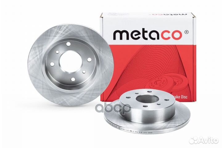 Диск тормозной задний 3060045 metaco