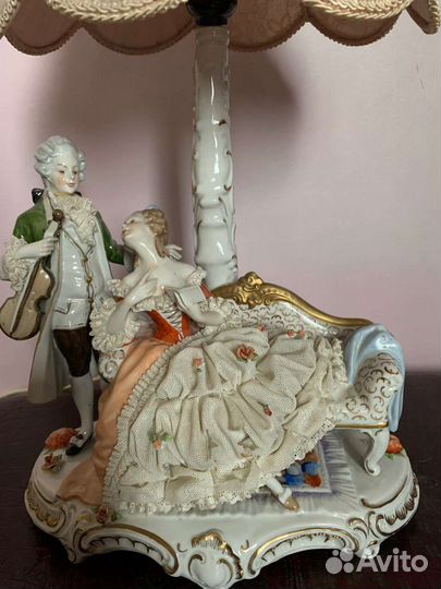 Статуэтка - светильник фарфор Германия 20 век
