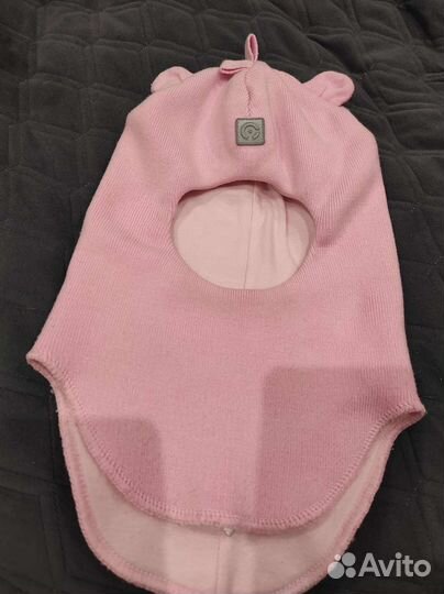 Шапка-шлем для девочки осень Crockid 46-48 р