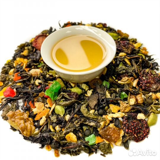 Чай зеленый с добавками Адам и Ева, листовой