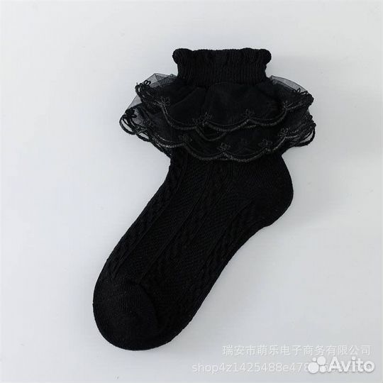 Носки детские для девочки с рюшами