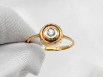 Золотое кольцо с бриллиантом 585 проба 2.91 гр
