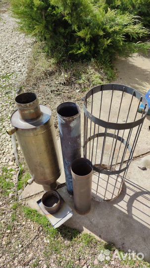 Детали дымохода трубы теплообменник шибер сетка