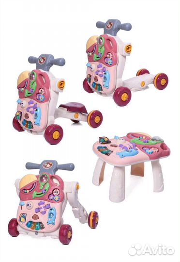 Ходунки каталка baby care traveller 5в1