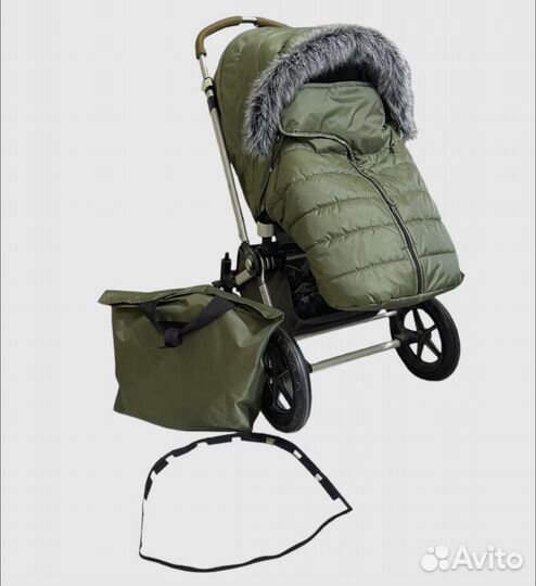 Универсальный тёплый чехол на коляску