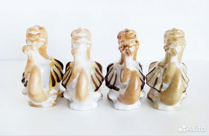 Фарфор статуэтка Дракон СССР люстр Вербилки