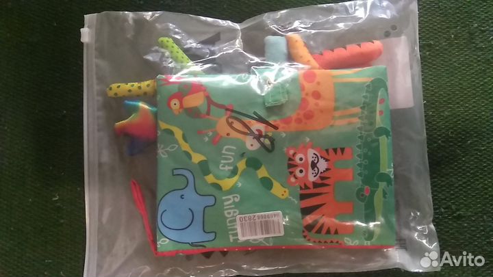 Мягкая книжка - игрушка развивалка