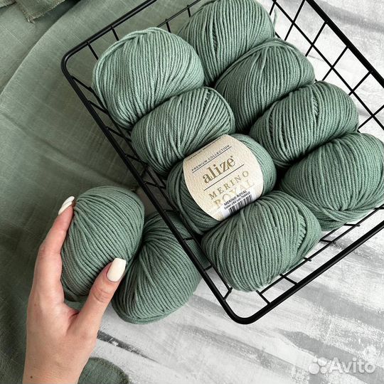Пряжа Alize merino royal мериносовая пряжа
